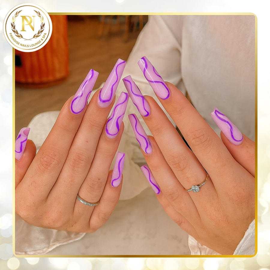 Nail design by Paradise Nails Lounge and Spa